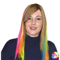 Paire Mèches Extension Cheveux Jaune Fluo 123DEG-3700638222887-10022727