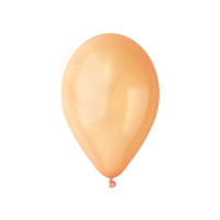 Sachet de 100 Ballons Métallisés Abricot Diam 30Cm Cir 85Cm -61 123DEG-8021886116113-10001828