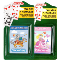 Jeu de 7 Familles Assortis Chevalier/Princesse (24) 123DEG-3225430013339-10019331