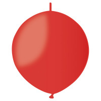 Sachet de 50 Ballons Ronds avec Lien Rouge Diam 33Cm -05 123DEG-8021886134506-10001781