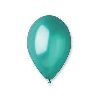 Sachet de 100 Ballons Métallisés Vert Diam 30Cm Cir 85cm -55 123DEG-8021886115512-10001847