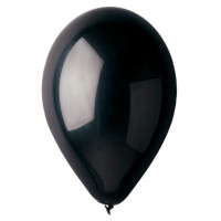 Sachet de 50 Ballons Standard Noir Diam 13cm Cir 41Cm -14 123DEG-8021886051407-10001761