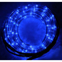 Tube 96 Leds Bleues - 8 Jeux de Lumières Int/Ext 4M 123DEG-3660495452622-10022396