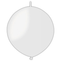 Sachet de 50 Ballons Ronds avec Lien Blanc Diam 33Cm -01 123DEG-8021886130102-10001769