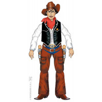 Decor Cow-Boy Carton 140cm 123DEG-8003558506507-10018611