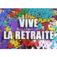 Confettis Vive La Retraite 14 Grs Pvc 123DEG-3700638210976-10011983